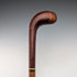 Antique British brown shaft Sunday stick style walking stick 88cm